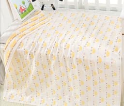 image-110 * 110cm baby bath towel cover blanket gauze children quilt quality baby children pure cotton 6 six layer gauze bath towel