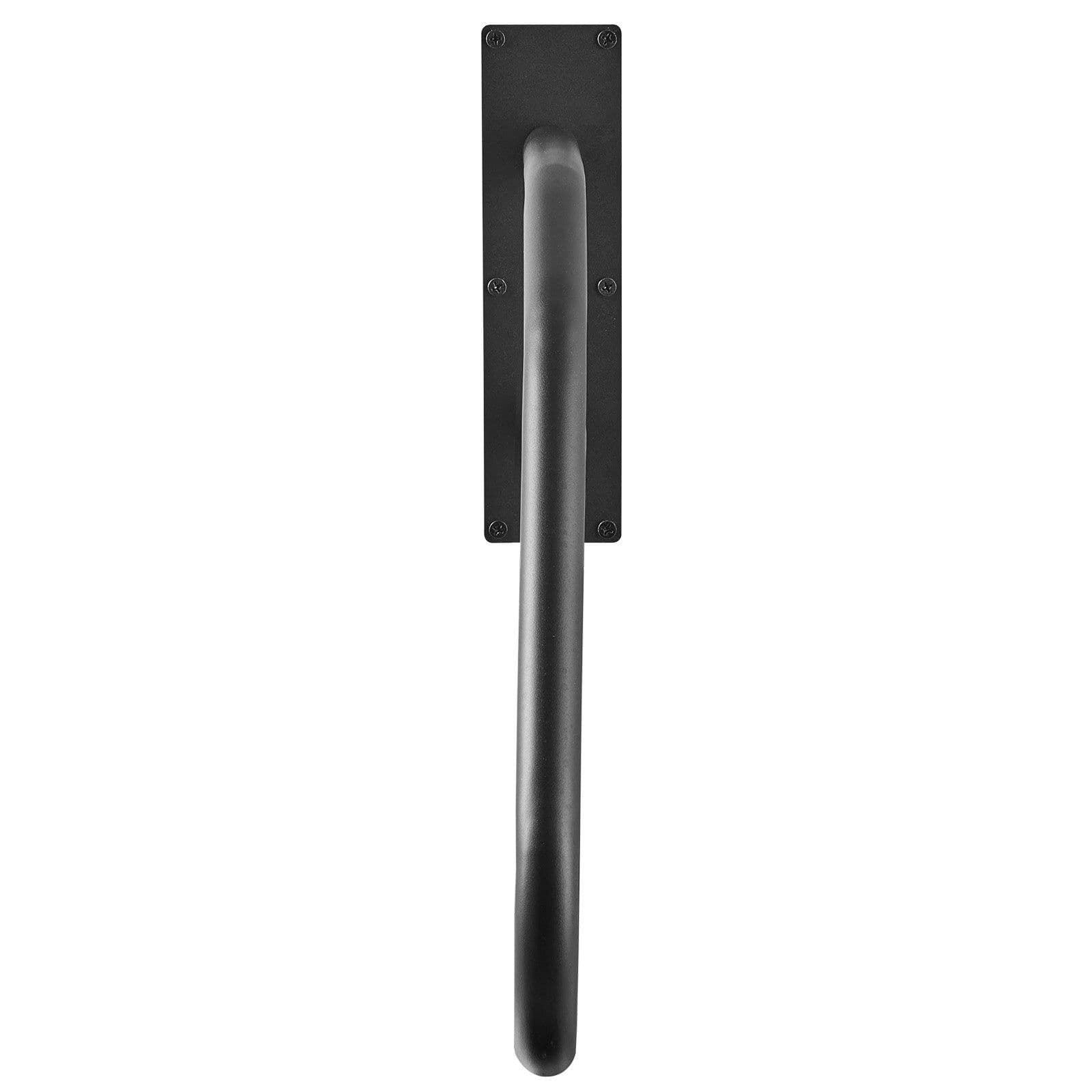 image-VEVOR Handrails for Outdoor Steps, 29" Length Wall Mount Safety Railings for 1-3 Steps, U-Shaped Handrail with Matte Black Finished, Stair Handrails for Kids, Elderly, Pregnant Women, Disabled