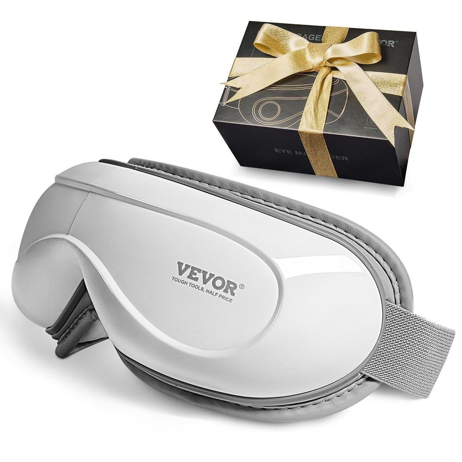 image-VEVOR Heated Eye Massager Eye Care Device 5 Modes Bluetooth Music 180° Foldable