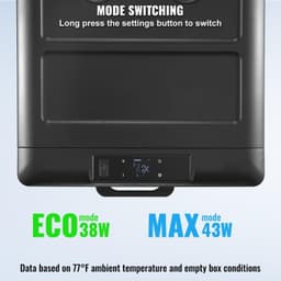 image-VEVOR Car Refrigerator, 12 Volt Car Refrigerator Fridge, 70 L Single Zone Portable Freezer, -4℉-68℉ Adjustable Range, 12/24V DC and 100-240V AC Compressor Cooler for Outdoor, Camping, RV