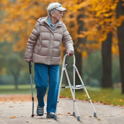 image-VEVOR Folding Hemi Walker, One Arm Folding Walker for Seniors with 6-Level Adjustable Height, Lightweight Aluminum | Side One-Hand Style Mobility Aid for Elderly Handicapped Disabled, Up to 350LBS