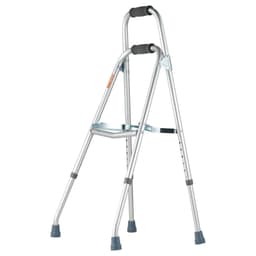 image-VEVOR Folding Hemi Walker, One Arm Folding Walker for Seniors with 6-Level Adjustable Height, Lightweight Aluminum | Side One-Hand Style Mobility Aid for Elderly Handicapped Disabled, Up to 350LBS