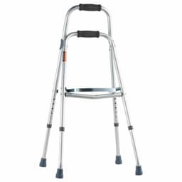 image-VEVOR Folding Hemi Walker, One Arm Folding Walker for Seniors with 6-Level Adjustable Height, Lightweight Aluminum | Side One-Hand Style Mobility Aid for Elderly Handicapped Disabled, Up to 350LBS