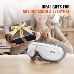 image-VEVOR Eye Massager with Heat & Remote Eye Care Device 5 Modes Bluetooth Music