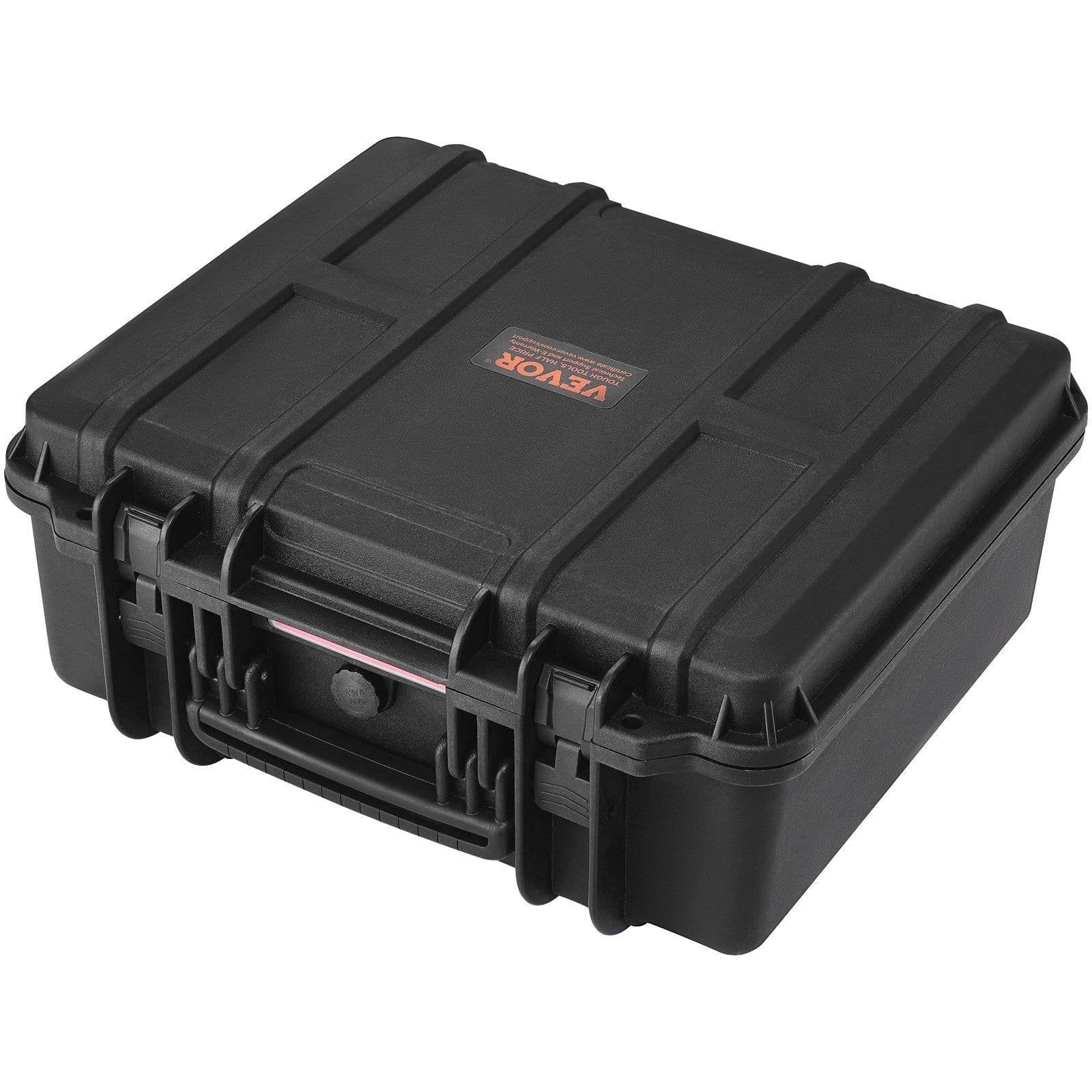image-VEVOR Hard Pistol Cases with Pre-cut PU Foam Lockable Pistol Case for 6 Pistol
