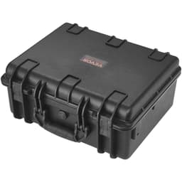 image-VEVOR Hard Pistol Cases with Pre-cut PU Foam, Waterproof & Dustproof Hard Gun Case for 1 Pistol, 18.9×16.3×8.5 in Lockable Pistol Case, Black
