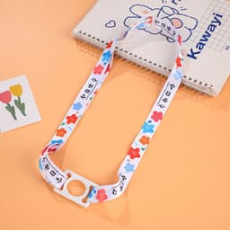 image-Water Cup Strap Mineral Water Bottle Crossbody Rope Silicone Lanyard