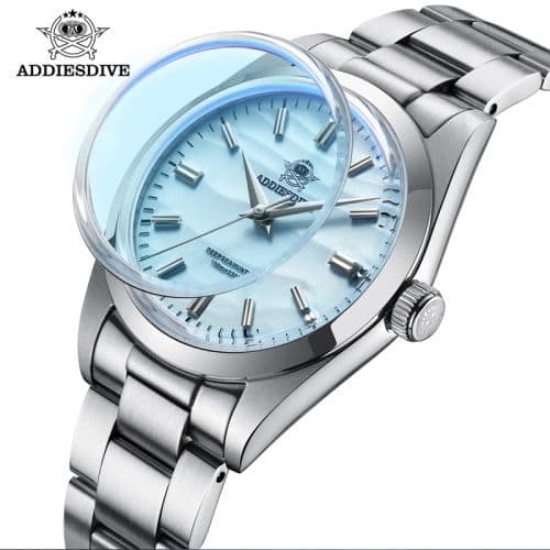 image-ADDIESDIVE AD2030 Swiss Quartz Dive Watch - 100m Water Resistant