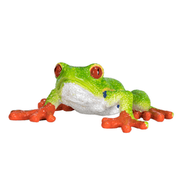 image-Red-Eyed Tree Frog Toy Realistic Rainforest Amphibian Figure