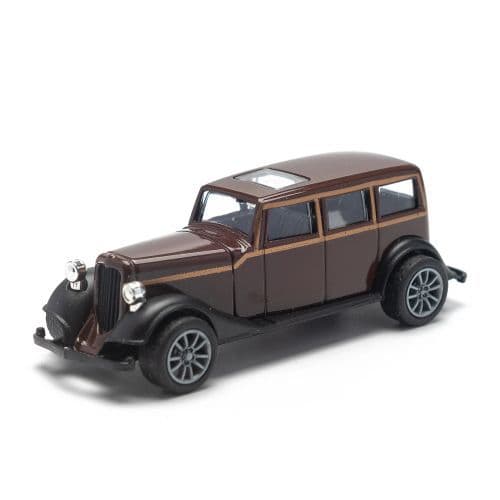 image-1:43 Vintage Car Model - Alloy Pull Back Toy for Collectors & Kids