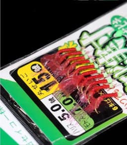 image-JYJ 1pack rubber rig sabiki string hook,10arms fishing hook lure bait for freshwater Sardine Mackerel Pesca