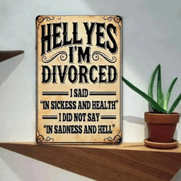 image-Vintage Rustic Aluminum Sign, 8x12 Inch (20.3x30.5cm) - Durable, Unique Decor