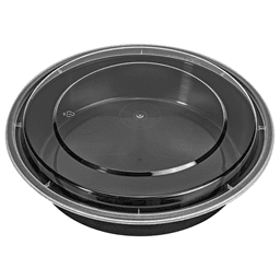 image-VINSANI 20pk ROUND 1 COMPARTMENT MEAL PREP CONTAINERS 1010493