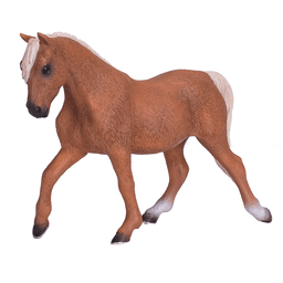 image-Morgan Stallion Palomino Toy Realistic Horse Figurine
