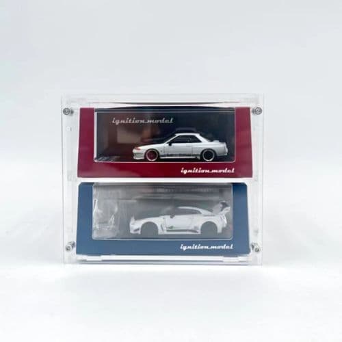 image-1/64 Hotwheels Display Case - Durable PVC Showcase for Diecast Collectibles