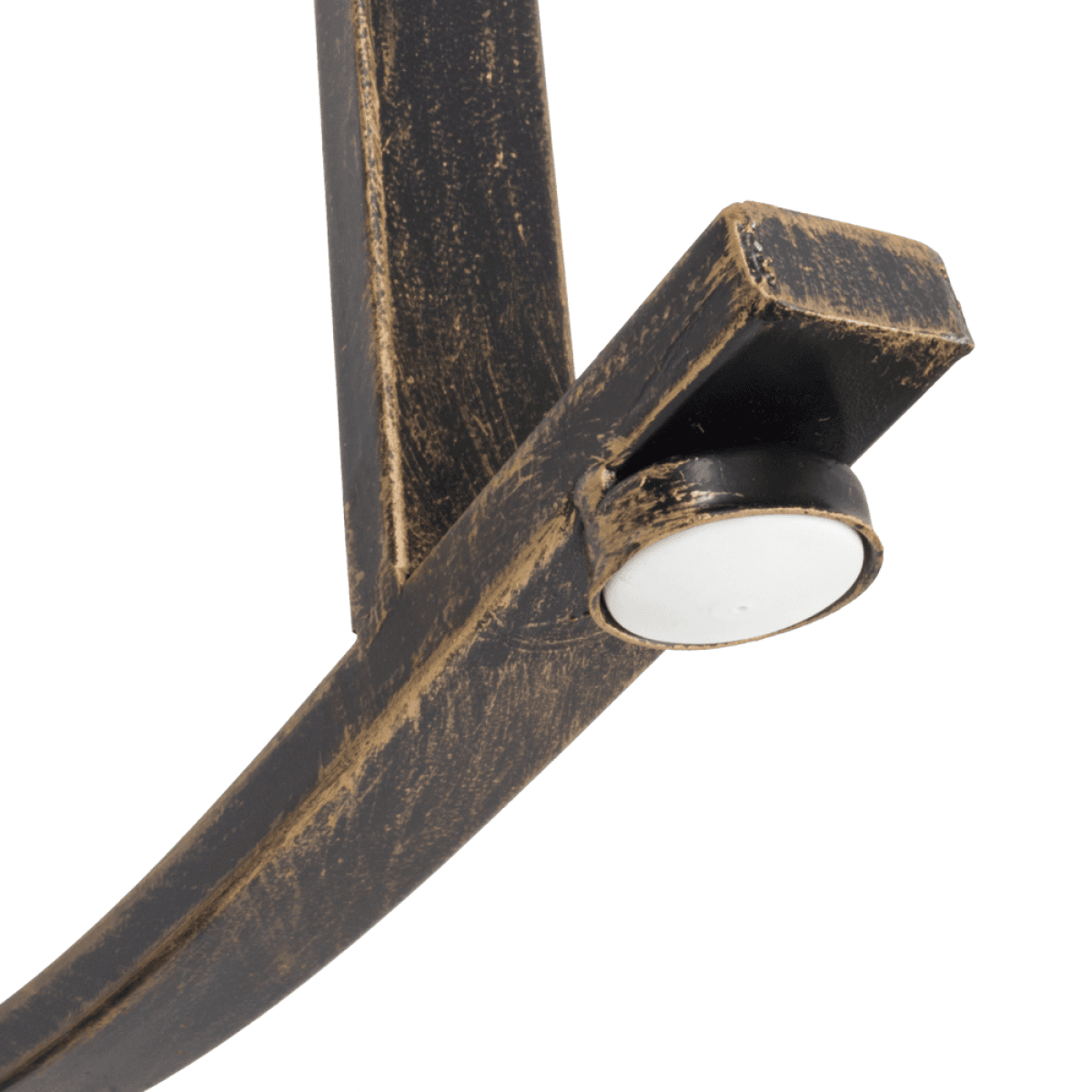image-Rocking Chair - Bronze Wrought Iron, 60" L x 24" W x 32" H
