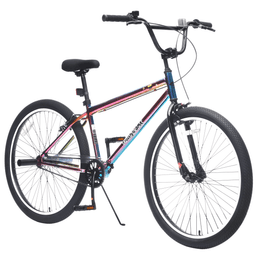 image-26 Inch Freestyle Bike for Teens, Steel Frame Single-Speed Bicycle with 2 Pegs , Front Caliper Brake and Rear V Brake, Bicycle for Boys and Girls Ages 14+