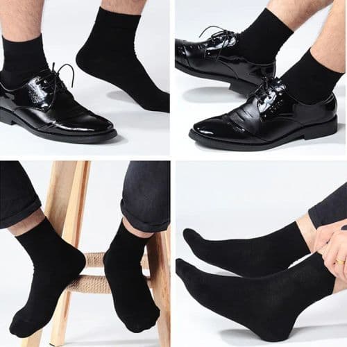 image-ZTOET Brand Men's Cotton Socks High Quality Black Business Soft Breathable Winter Male Long Socks New Style Plus Size (6-14)