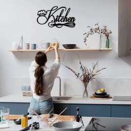 image-CIFbuy Vintage Farmhouse Metal Wall Art Sign Kitchen Decor