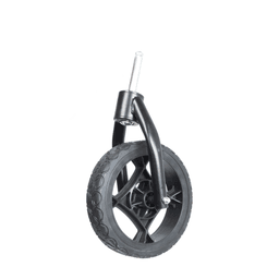 image-2-in-1 Bike Trailer Pushcart - Black with Waterproof Cover and Tow Hitch