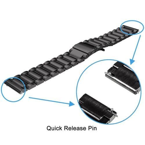 image-Aaigea Premium Stainless Steel Watchband for Garmin - Durable & Stylish