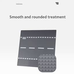 image-AMAZINGBLOKS City Road Base Plate - CE Certified & Compatible with Building Blocks