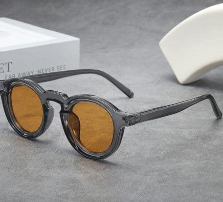 image-Retro Round Small Frame High Sense Men's And Women's Sunglasses