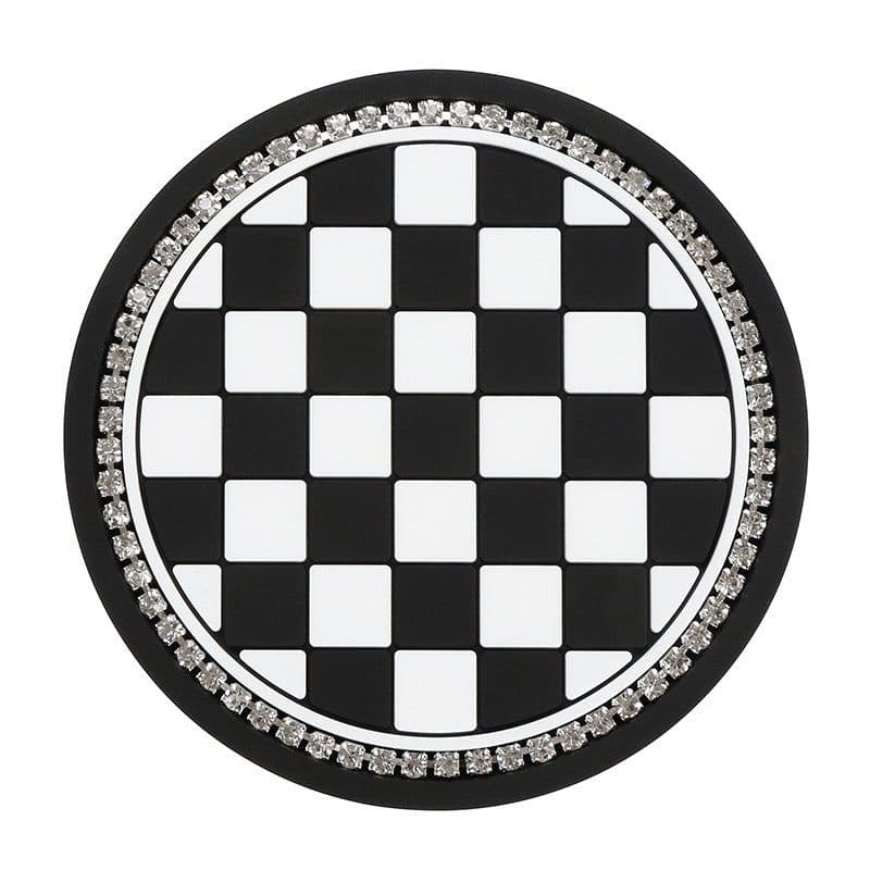 image-Plastic Car Car Water Cup Mat Coaster Gate Slot Mat Interior Modification Car Interior Trim All Products Car Universal Non-slip Mat