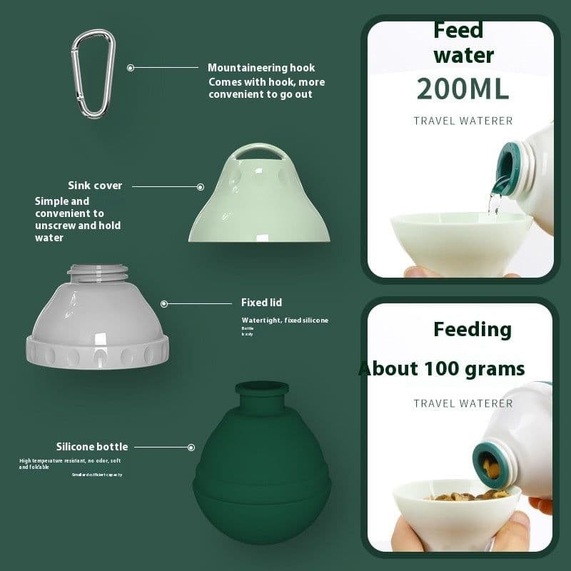 image-Outdoor Water Cup Dog Portable Outdoor Drinking Water Apparatus