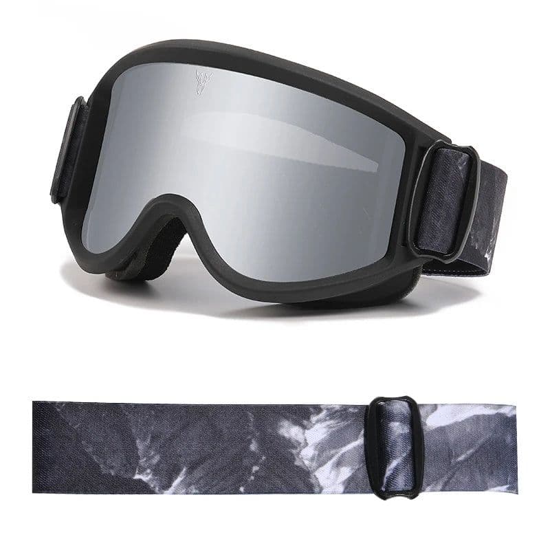 image-Skiing Goggles Windproof Cycling Motorcycle Goggles Winter Anti-Fog Snowboard Ski Glasses Ski Mask Tactical Goggle Sunglasses