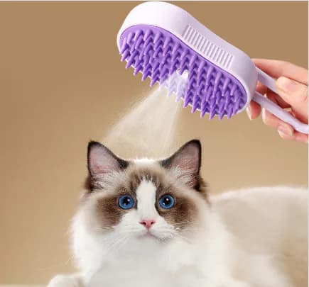 image-Pet Electric Spray Comb - Cats Dogs White