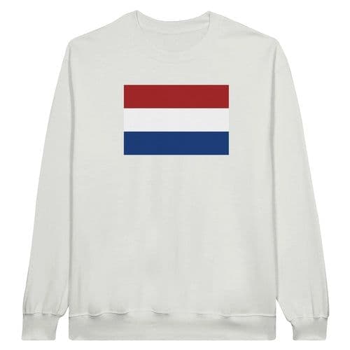 image-Drapeau des Pays-Bas - Sweat-shirt unisexe classique ras du cou
