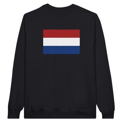 image-Drapeau des Pays-Bas - Sweat-shirt unisexe classique ras du cou