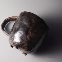 image-Stoneware Cup Trend Japanese Ceramic Cup Retro Water Cup Simple