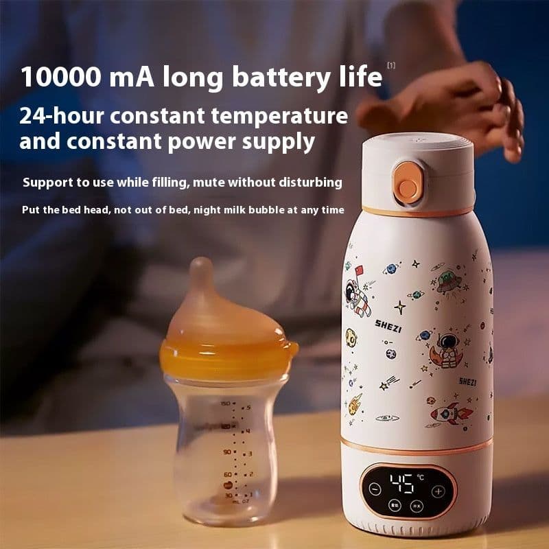 image-Constant Temperature Water Cup Wireless Portable