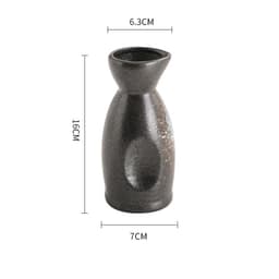 image-Japanese Style Ceramic Wine Pot - Handmade Baijiu Carafe