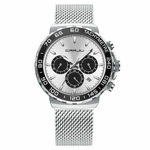 image-Men's Multifunctional Three-eye Six-pin Sports Watch