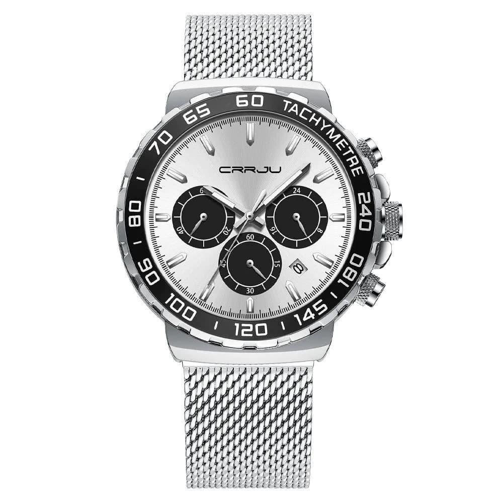 image-Men's Multifunctional Three-eye Six-pin Sports Watch