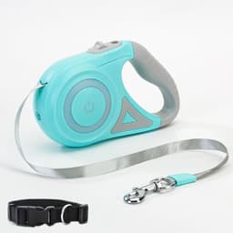 image-Dog Leash Retractable Leash And Dog Collar Spotlight Automatic Pet Dog Cat Traction Rope For Small Medium Dogs Pet Product