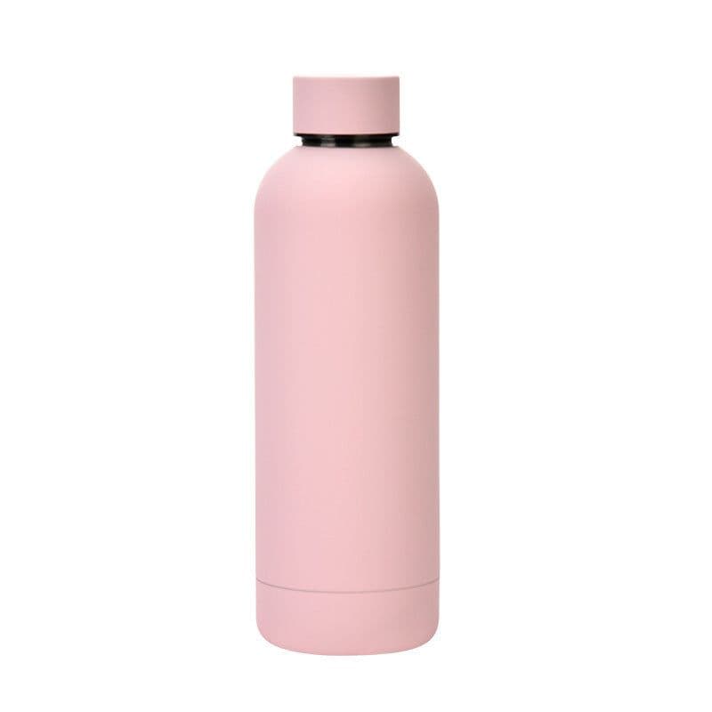 image-Portable Sports Water Cup Rubber Paint Insulation Cup