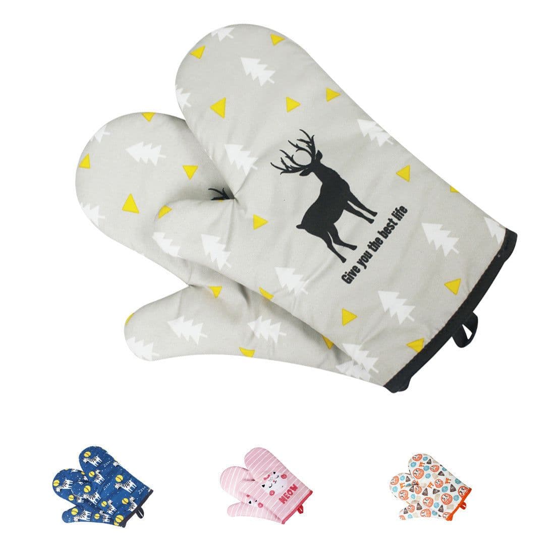 image-High Temperature Resistant Baking Microwave Oven Heat Insulation Gloves