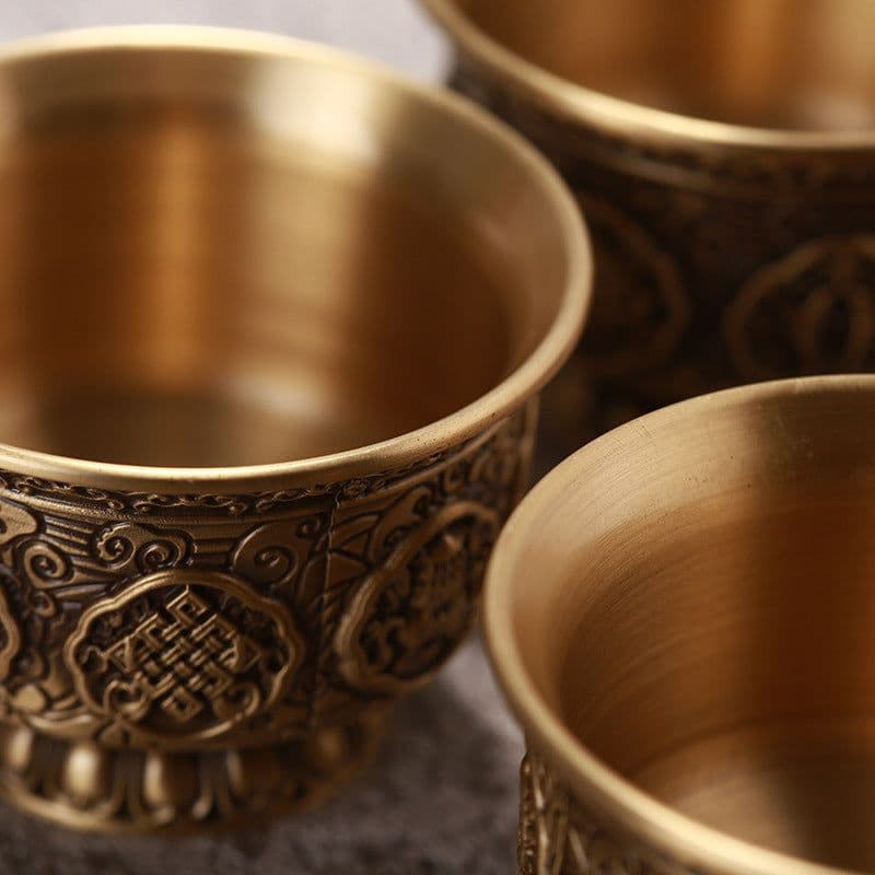 image-Buddha Cup Home Buddha Front Eight Cups For Purifying Water Cup