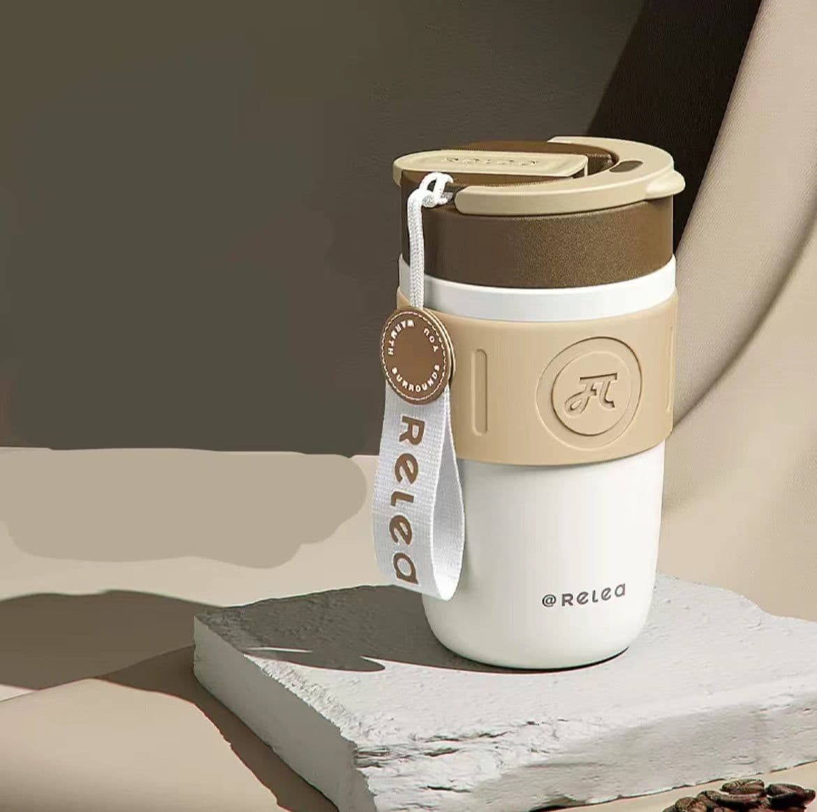 image-Ladies Accompanying Cup Girls Portable Stainless Steel Straw Water Cup Men