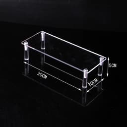 image-Acrylic Display stand for Amiibo Funko POP Figures,Cupcake Cosmetic Nail Polish Clay Figurine Jewelry for Display Stand Riser