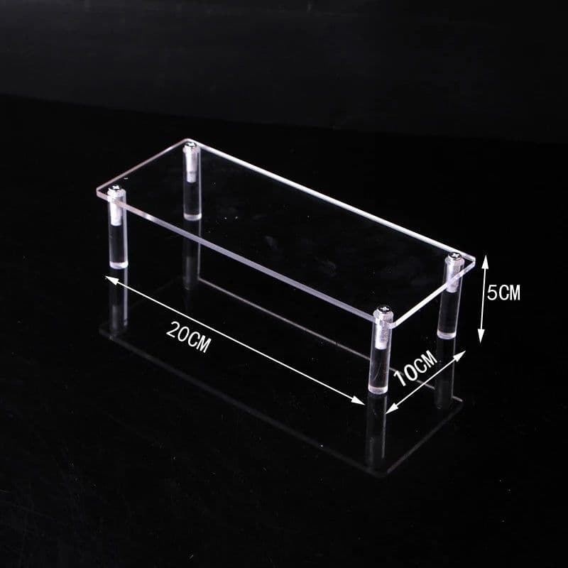 image-Acrylic Display stand for Amiibo Funko POP Figures,Cupcake Cosmetic Nail Polish Clay Figurine Jewelry for Display Stand Riser