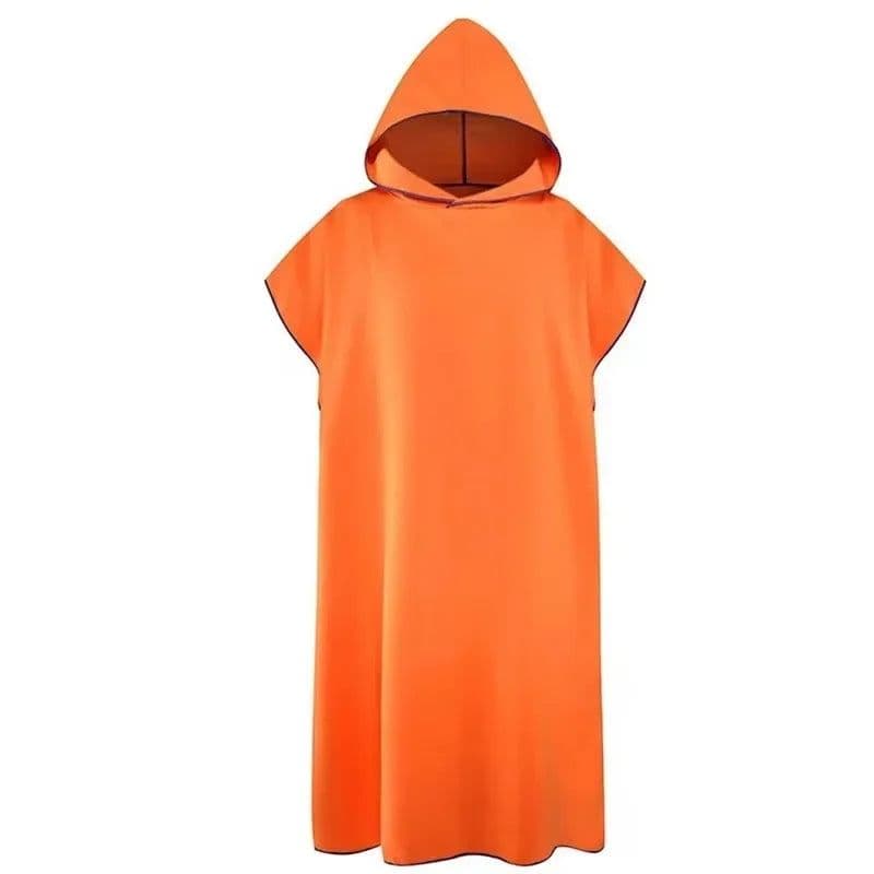 image-Surf Poncho Changing Towel Hooded Robe Microfiber Beach Blanket Bath Towel Swim Towel Wetsuit Beach Poncho for Adults