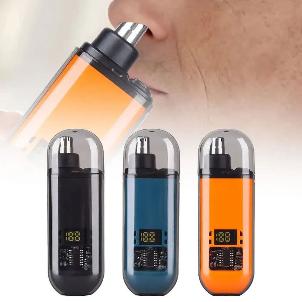 image-2 In 1 Electric Portable Ear And Nose Hair Trimmer Clipper 2024 Professional Painless Portable Eyebrow For Men