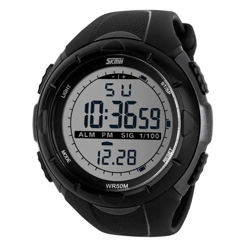 image-SKMEI Fashion Simple Sport watch Men Military Watches Alarm Clock Shock Resistant Waterproof Digital Watch reloj hombre 1025