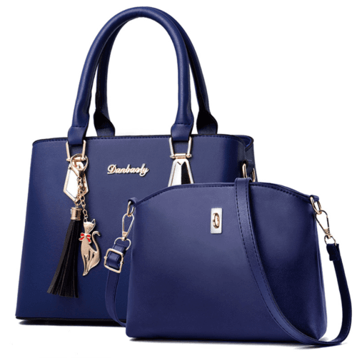 image-High Quality Two-Piece PU Handbag For Women