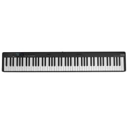 image-VEVOR 88 Key Folding Keyboard Piano, Bluetooth & MIDI, Portable Electronic Digital Foldable Piano with Sustain Pedal Bag Touch Sensitive Keys Headphones, Rechargeable for Beginners Teens Adults, Black